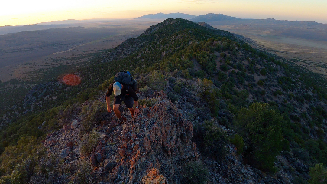 Hiking the Kinsley Range in Nevada along the Basin and Range Trail